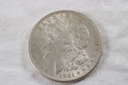 1921 Morgan Silver Dollar