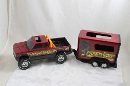 Nylint Flying N Ranch Pickup Truck, Horse Trailer