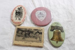 4 Antique & Vintage Advertising Pocket Mirrors