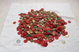 Minnesota Metal Tokens, Missouri Plastic Tokens