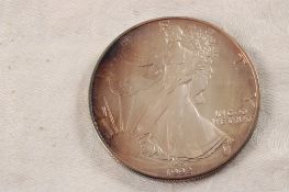 1992 Lady Liberty Silver Eagle