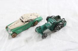 Barclay Police Car, Kansas Toy Tractor