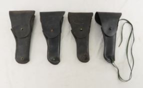 4 US Military Black Leather 1911 Holsters