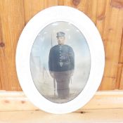 Framed Photograph of 1800s Swedish Soldier