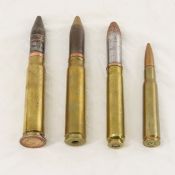 4 WWII Inert Ammunition Shells