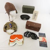 Air Force Flight caps & Aviation Goggles