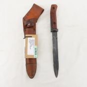 Vintage Czech Military VZ57 Knife Bayonet