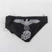 WWII German Waffen SS Panzer M43 cap insignia