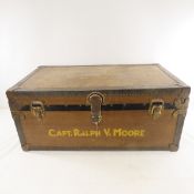 WWII Footlocker, Capt Ralph V. Moore USMC