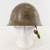 WWII Japanese Type 90 Steel Combat Helmet