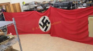 WWII German NSDAP 21' Building Banner Flag