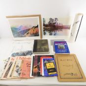 Firearm related ephemera, artwork & more