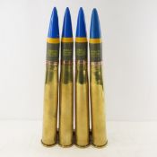 4 40mm Inert Military Dummy Rounds on Clip