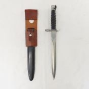 Reproduction Swiss M1957 Bayonet, Scabbard & Frog