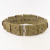 WWI US M1909 Eagle Snap Cavalry Cartridge Belt