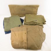 5 Vintage US Army Canvas Duffle Bags