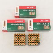 150 Rounds Sellier & Bellot 45 Auto ammunition