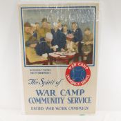 War Camp Community Service Poster