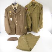 WWII US Army Wool Jacket, Shirt & Riding Breeches