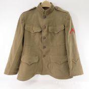 WWI US Army M1917 Wool Service Coat, Tunic