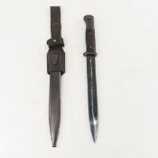 WWII K98 Durkopp Werke Bayonet, Scabbard & Frog