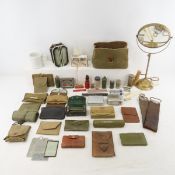 WWII US Military Toiletries, sewing kits, razors