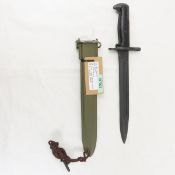 WWII US Military M1905 M1 Bayonet & Scabbard