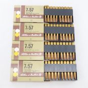 80 Rounds Czech 7x57 Protected Point Ammunition
