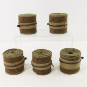 5 Reproduction US/British Wool Puttees, Leg Wraps