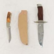 Bear MGC & signed Bowie Knife