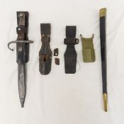 Vintage Military Bayonet, scabbards & frogs