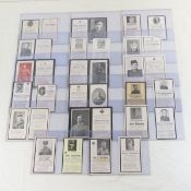 20+ WWII German Nazi Soldier Death Cards