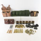 30-06, 8mm Mauser, .22 Cal Rounds, Clips & Pouches