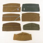 7 1950-1960s US Army Garrison Caps
