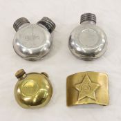 WWII Soviet Red Army Belt Buckle & Oilers