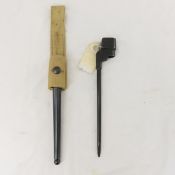 WWII British MK2 Spike Bayonet, Scabbard & Frog