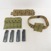 WWII US Army Magazines, Pouches & Belts