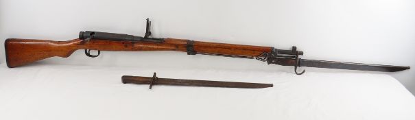 Type 99 Arisaka Anti-Aircraft 7.7 Rifle & Bayonets