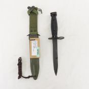 Vintage US Military Colt's M7 Bayonet & Scabbard