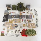 Vintage US Military Patches, Pins, Pouches & More