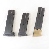 2 Sig Sauer & 1 Walther 9mm Magazines