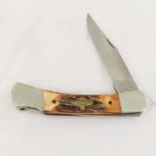 1989 Case XX 51139L Stag Handle Lockback Knife