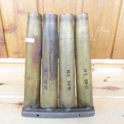 4 WWII 40MM MK2 Bofors Anti-Aircraft Casings