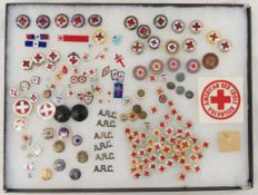Collection of Red Cross Pins & badges