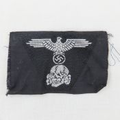 WWII German Waffen SS Panzer M43 cap insignia