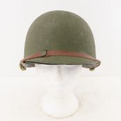 US Army Model M1 Front Seam Combat Helmet w/Liner