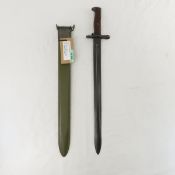 WWI US M1905 SA 1917 Bayonet & Scabbard