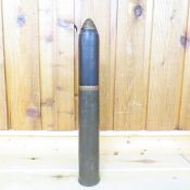 Inert WWI Era French 75mm Artillery Shell