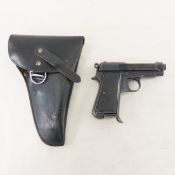P. Beretta Mod 1934 .380 ACP Pistol with Holster