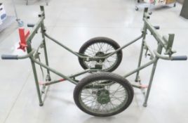 Vintage US Army Wheeled Litter Carrier